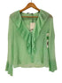 ザラ ZARA NWT COMBINATION RUFFLED BLOUSE コンビネーションn フリル ブラウス レディース import:XS